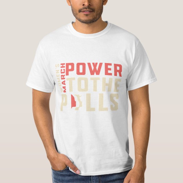"Empowerment Merch: Women's March Gear" T Shirt (Framsida)