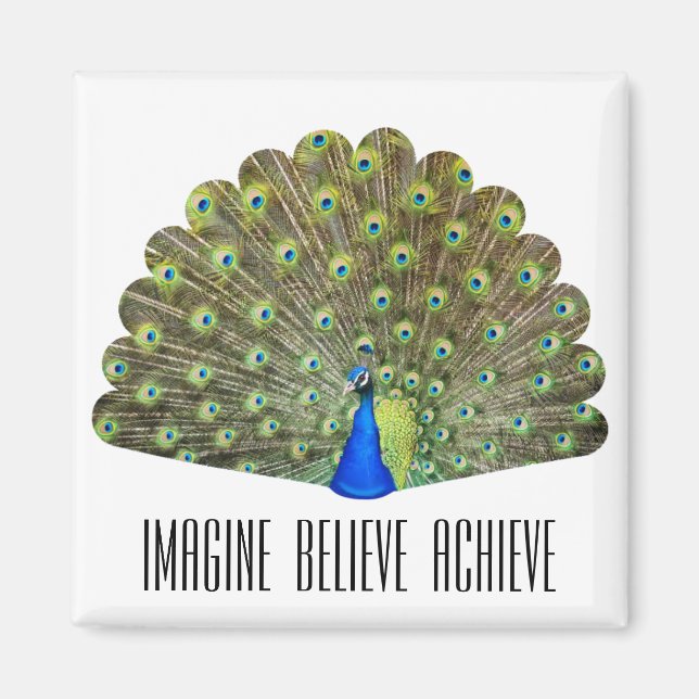 Empowerment Peacock Magnet (Framsidan)
