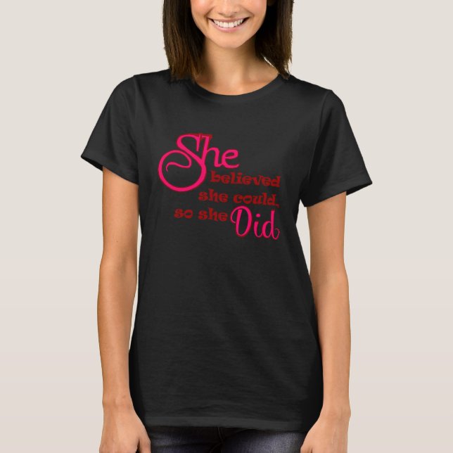 Empowerment Woman-citat T Shirt (Framsida)