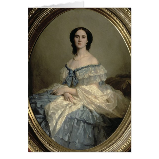 Empress Charlotte av Mexico Hälsningskort (Framsidan)