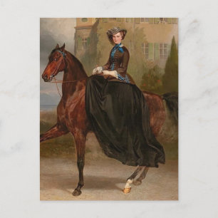 Empress Elisabeth Austria, Sissi, Sisi sidesaddle Vykort