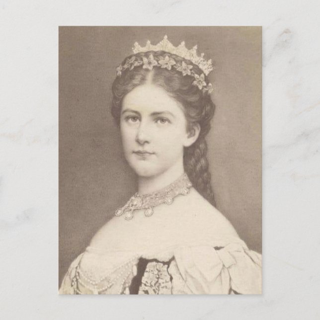 Empress Elisabeth Austria - Sissi, Sisi Vykort (Framsida)