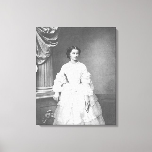 Empress Elisabeth of Austria  – Hanfstaengl Canvastryck (Framsida)