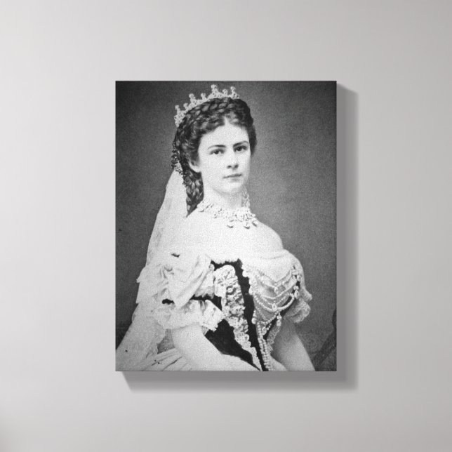 Empress Elisabeth of Austria Hungary Canvastryck (Framsida)