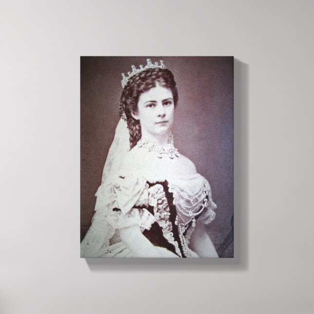 Empress Elisabeth of Austria Hungary Canvastryck (Framsida)