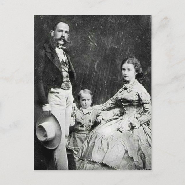 Empress Elisabeth of Austria - Sissi, FJ & Rudolf Vykort (Framsida)