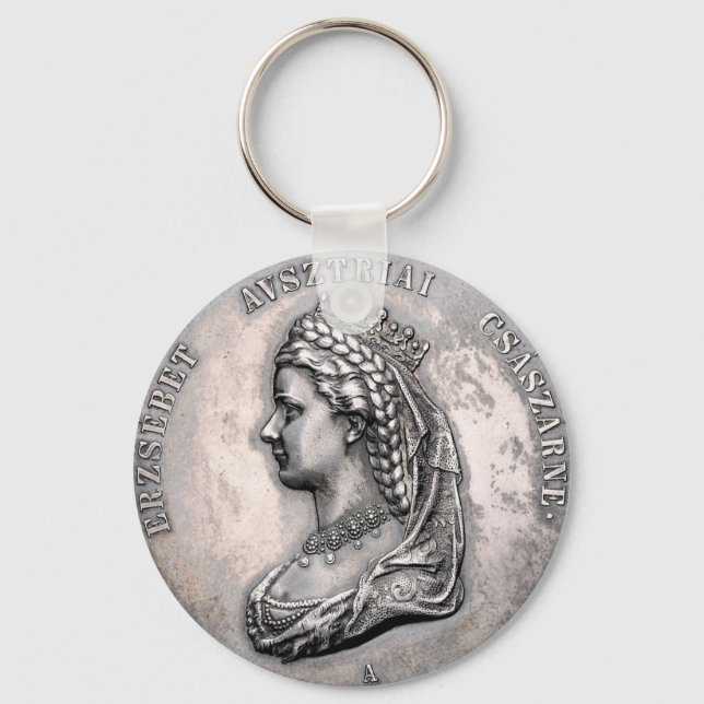 Empress Elisabeth of Austria Sissi Sisi Coin Nyckelring (Framsida)