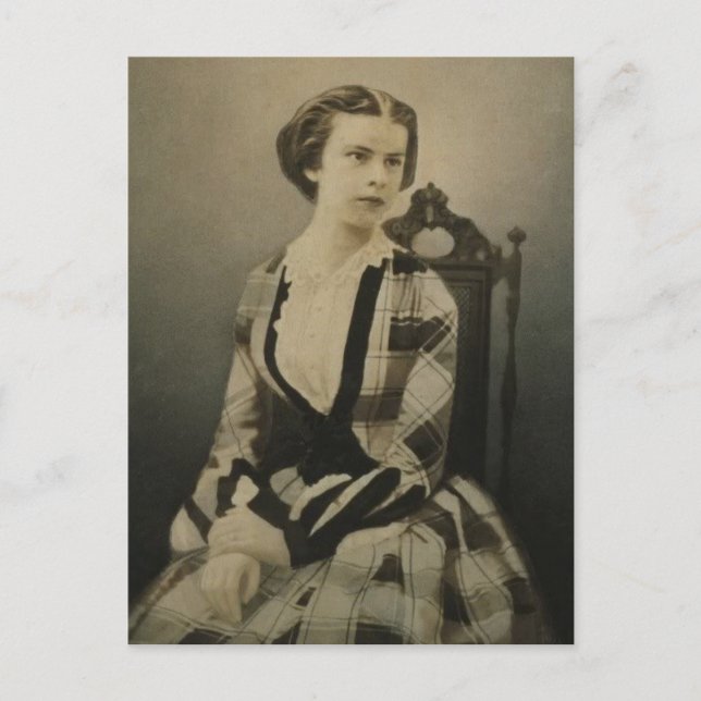 Empress Elisabeth of Austria - Sissi - Young girl Vykort (Framsida)