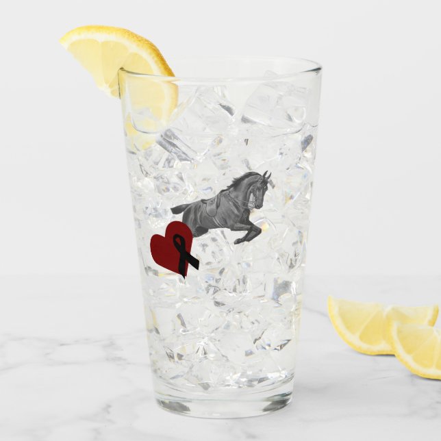 Empress Elisabeth on horse Glaskopp (Framsida Ice)