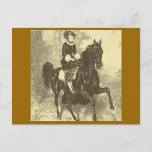 Empress Elisabeth ridhäst sidesaddle #002SS Vykort