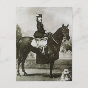 Empress Elisabeth ridhäst sidesaddle #014SS Vykort