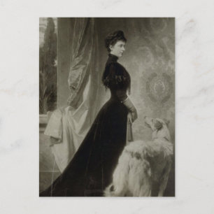 Empress Elisabeth - Sissi med hund #022H Vykort