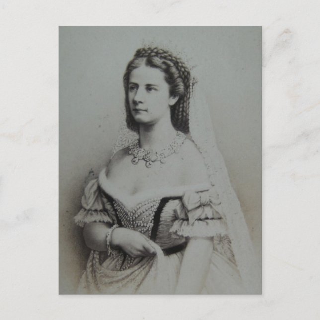 Empress Elisabeth - Sissi - Sisi of Austria #036H Vykort (Framsida)
