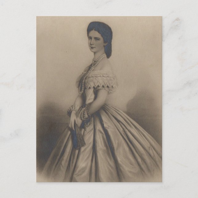 Empress Elisabeth - Sissi - Sisi of Austria #037H Vykort (Framsida)