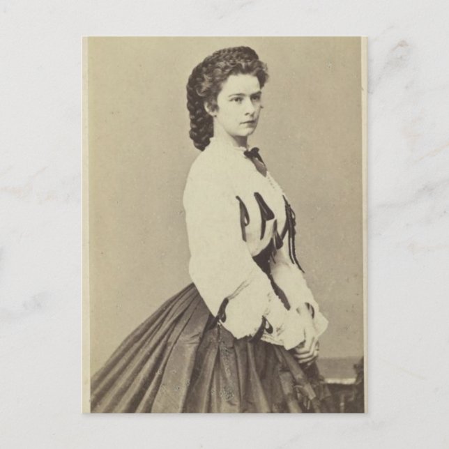 Empress Elisabeth - Sissi - Sisi of Austria 1864 Vykort (Framsida)