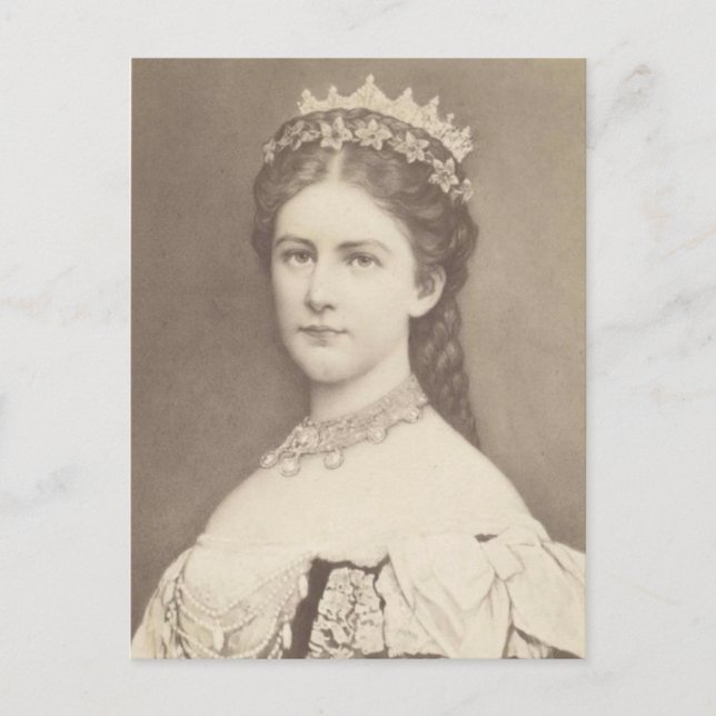 Empress Elisabeth - Sissi - Sisi of Austria 1867 Vykort (Framsida)