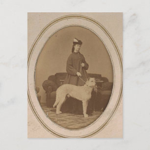 Empress Elisabeth - Sissi - Sisi of Austria & hund Vykort