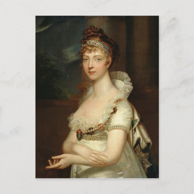 Empress Elizabeth Alexejevna Vykort (Framsida)