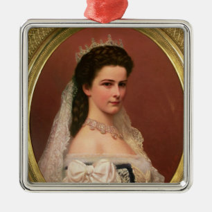 Empress Elizabeth av Bayern i ungrare Julgransprydnad Metall