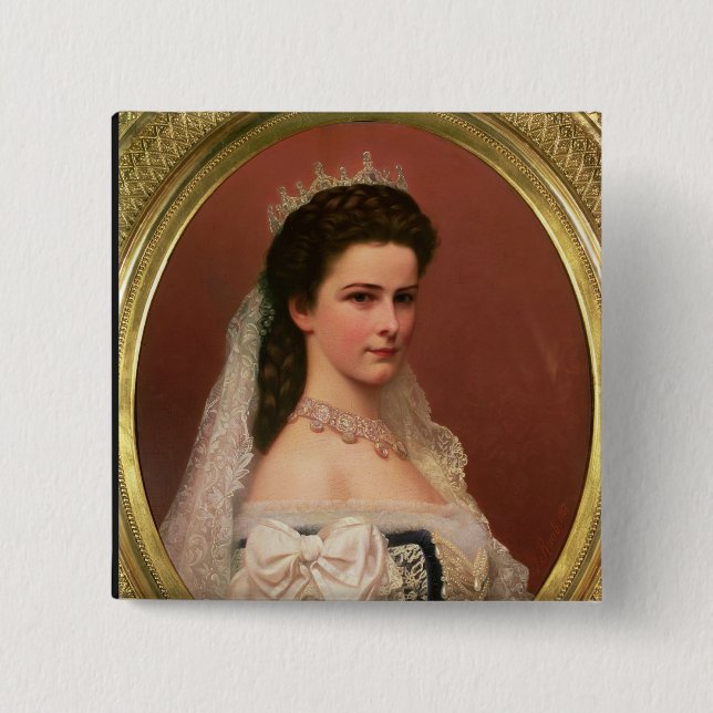 Empress Elizabeth av Bayern i ungrare Knapp (Framsida)