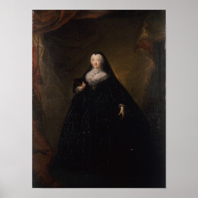 Empress Elizabeth in Black Domino, 1748 Poster (Framsidan)