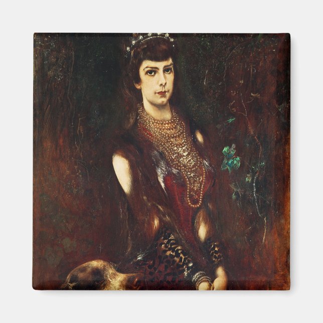 Empress Elizabeth of Austria, 1883 Magnet (Framsidan)