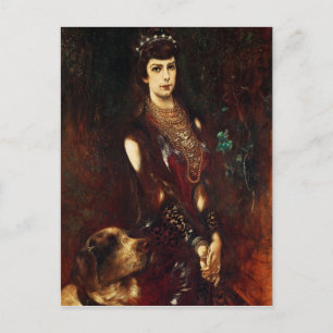 Empress Elizabeth of Austria, 1883 Vykort