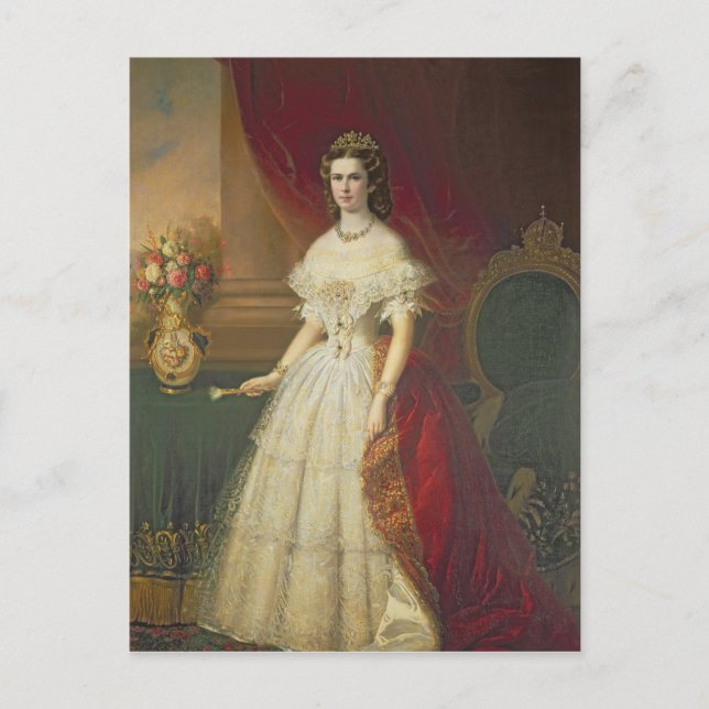 Empress Elizabeth of Bavaria , 1863 Vykort (Framsida)