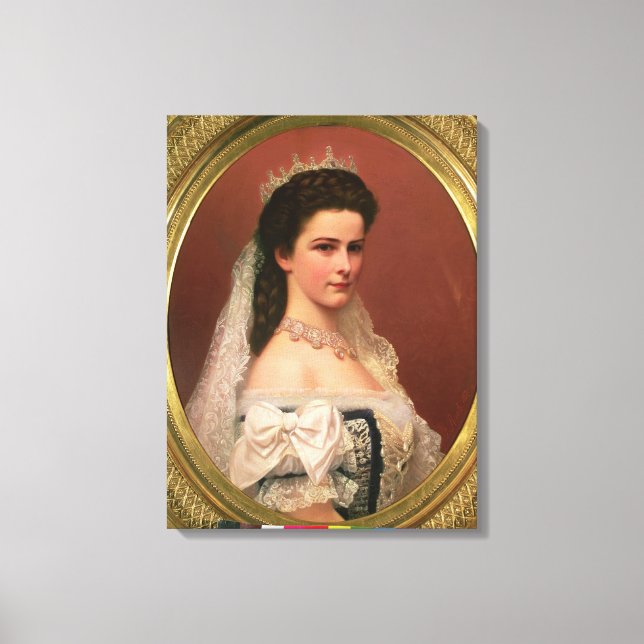 Empress Elizabeth of Bavaria på ungerska Canvastryck (Framsida)
