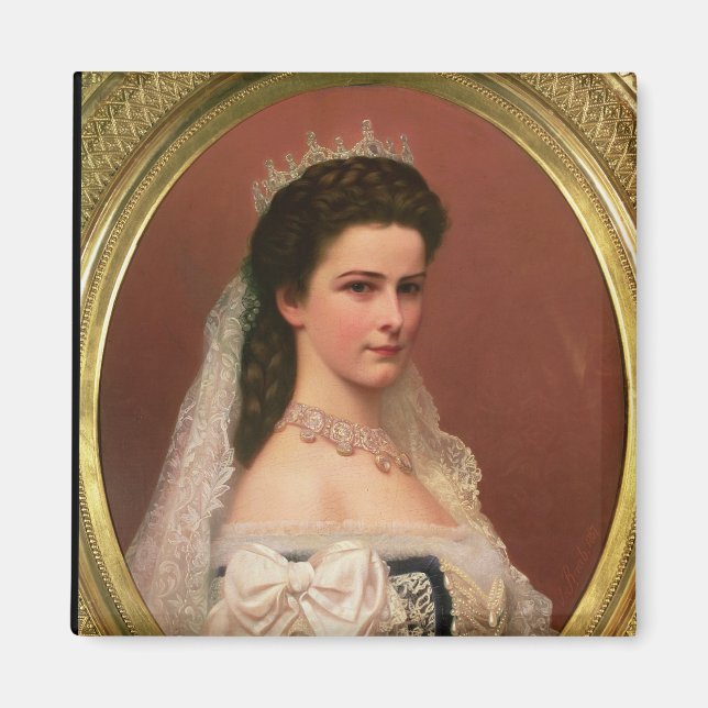 Empress Elizabeth of Bavaria på ungerska Magnet (Framsidan)