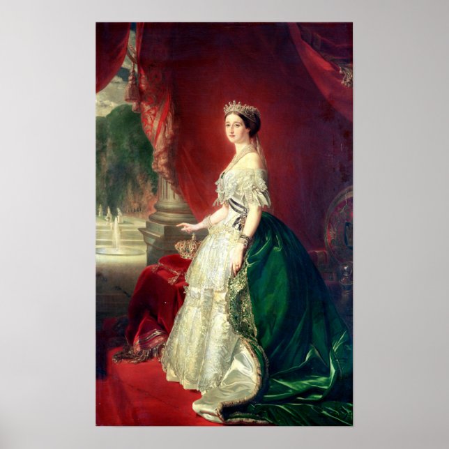 Empress Eugenie av Frankrike Poster (Framsidan)