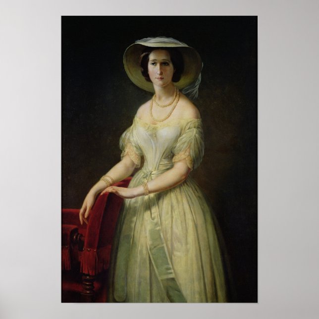 Empress Eugenie c.1853 Poster (Framsidan)