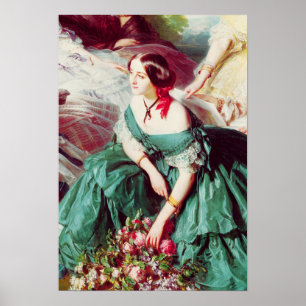 Empress Eugenie och henne damer, i att vänta Poster