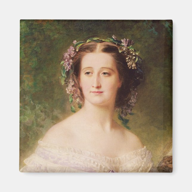 Empress Eugenie och hennes Dam i väntan Magnet (Framsidan)