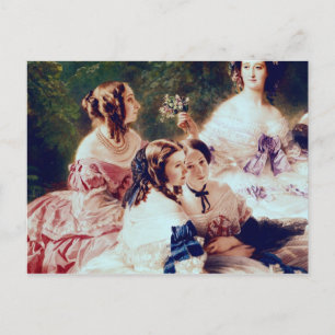 Empress Eugenie och hennes Dam i väntan Vykort