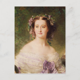 Empress Eugenie och hennes Dam i väntan Vykort