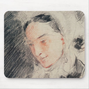 Empress Eugénie (svart & röd krita) Musmatta