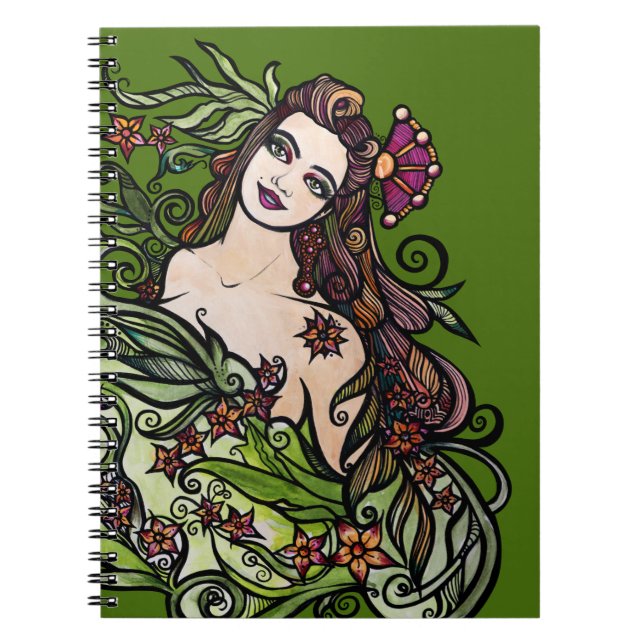 Empress guddess tarot anteckningsbok (Framsidan)