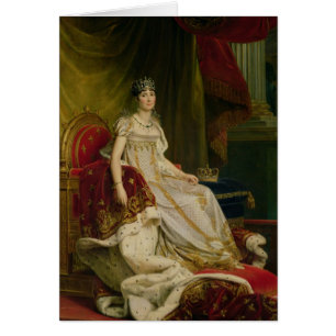 Empress Josephine 1808 Hälsningskort