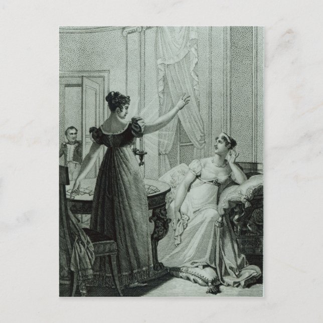 Empress Josephine avslöjar profetisen Vykort (Framsida)