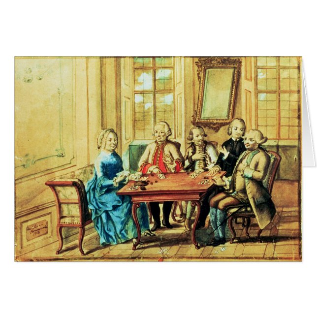 Empress Maria Teresa av Österrike Hälsningskort (Framsidan Horizontal)