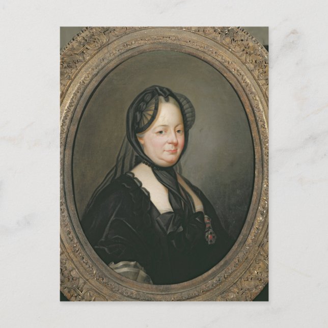 Empress Maria Theresa från Österrike Vykort (Framsida)