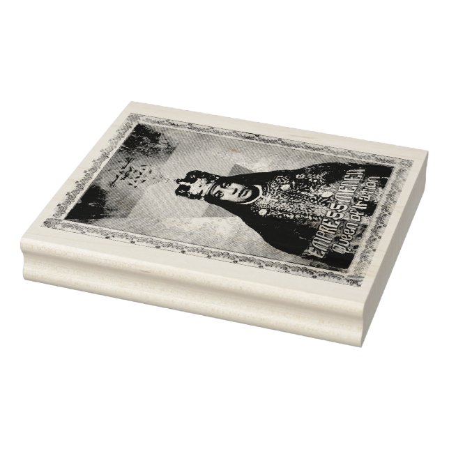 Empress Menen Jah Rastafari Wood Art Stamp Stämpel (Stämpel)