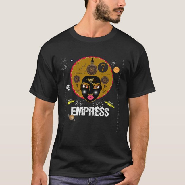 Empress  Moorish Women Cosmic Moabitess Matriach T Shirt (Framsida)