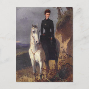 Empress Sissi ridhäst sidesaddle #026SS Vykort