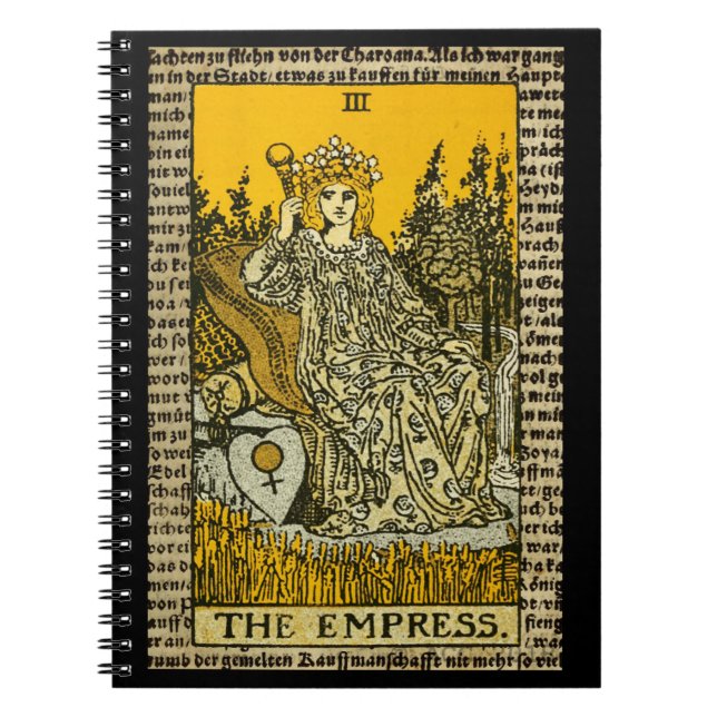 Empress Tarot Anteckningsbok (Framsidan)