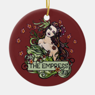 Empress Tarot Card Julgransprydnad Keramik