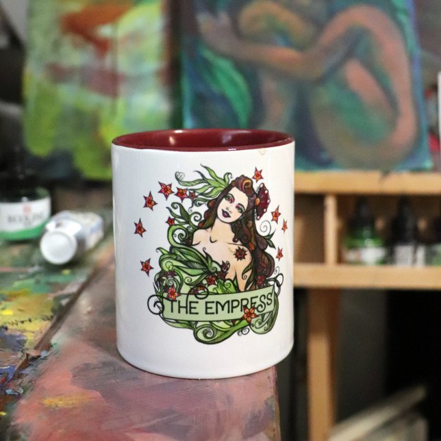 Empress Tarot Card Mugg (Skapare uppladdad)