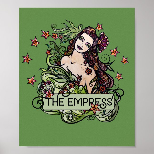 Empress Tarot Card Poster (Framsidan)