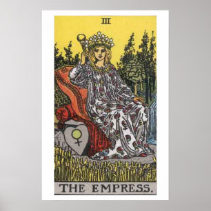 Empress Tarot Card Poster